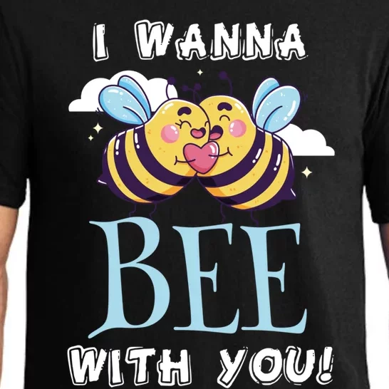 Bees Love Bee With You Valentine's Day Love Token Gift Pajama Set