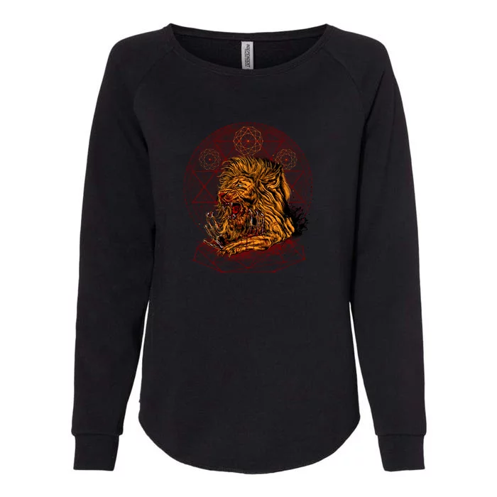 Bloody Lion Womens California Wash Sweatshirt