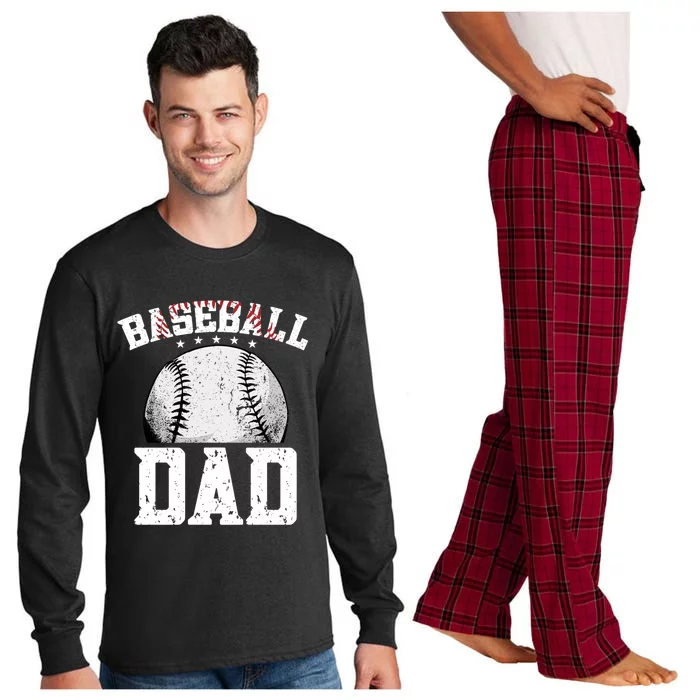 Baseball Lover Baseball Fan Meaningful Gift Dad Baseball Gift Long Sleeve Pajama Set