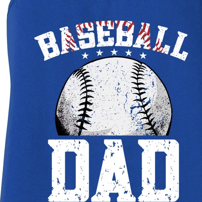 Baseball Lover Baseball Fan Meaningful Gift Dad Baseball Gift Women's Racerback Tank