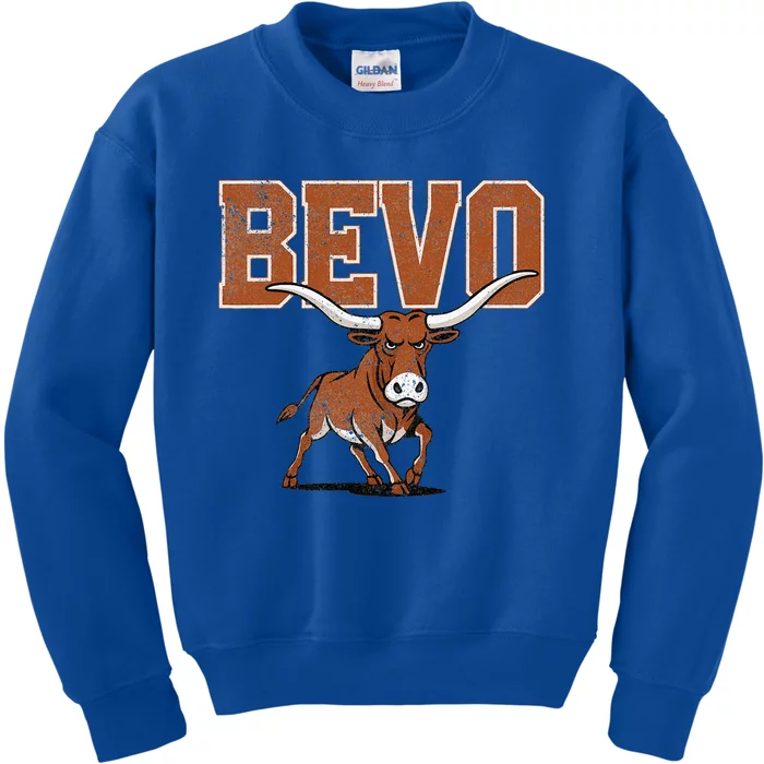 Bevo Longhorn Bull Kids Sweatshirt