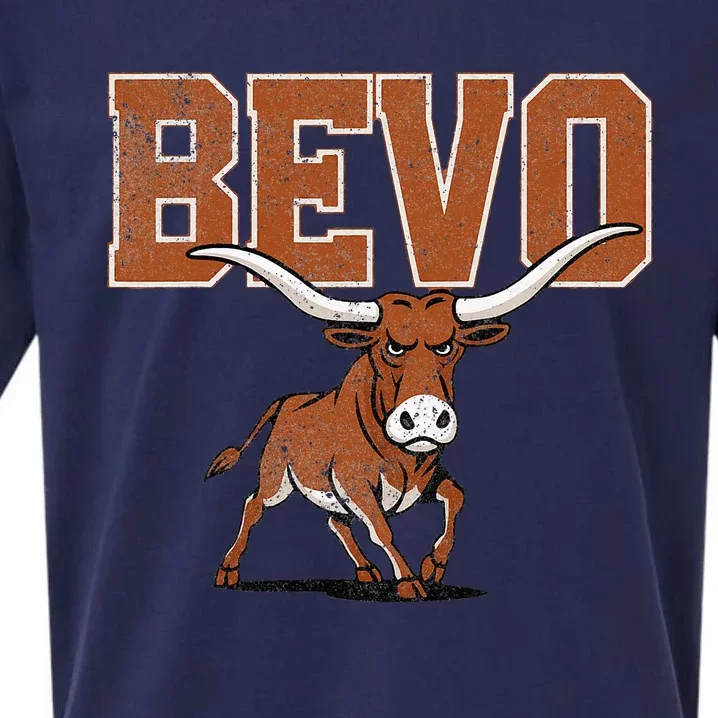 Bevo Longhorn Bull Sueded Cloud Jersey T-Shirt