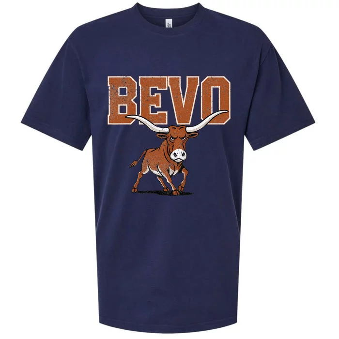 Bevo Longhorn Bull Sueded Cloud Jersey T-Shirt