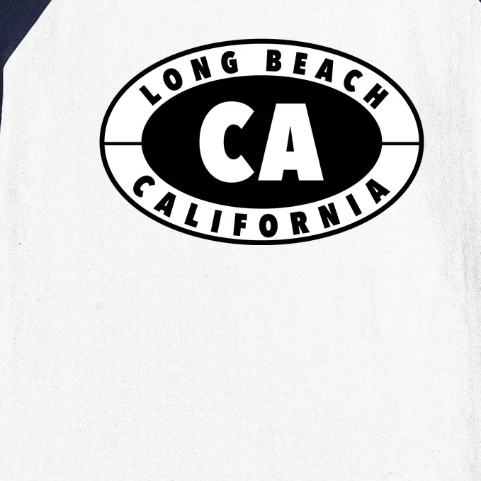 Badge Long Beach California Baseball Sleeve Shirt