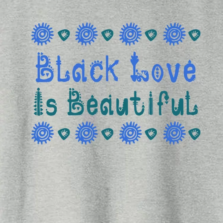 Black Love Black Excellence Is Beautiful Melanin Gift Women's Crop Top Tee