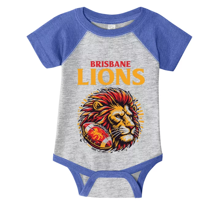 Brisbane Lions Infant Baby Jersey Bodysuit