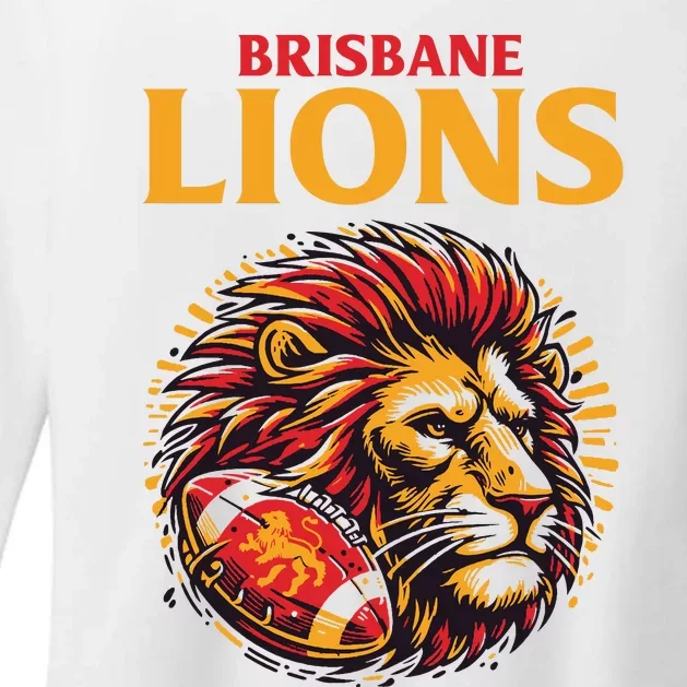 Brisbane Lions Womens CVC Long Sleeve Shirt