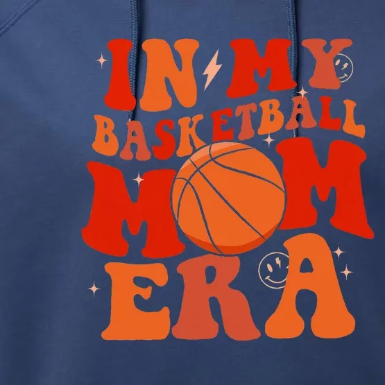 Basketball Lover Ball Mom Performance Fleece Hoodie