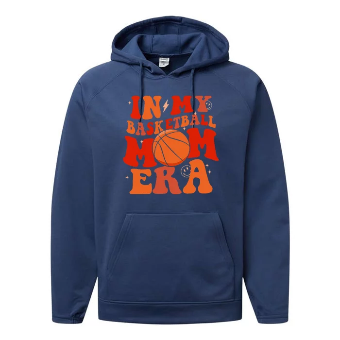 Basketball Lover Ball Mom Performance Fleece Hoodie