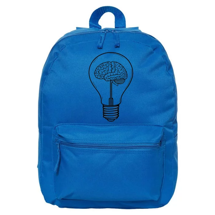 Brain Lightbulb: Bright Ideas And Creativity 16 in Basic Backpack