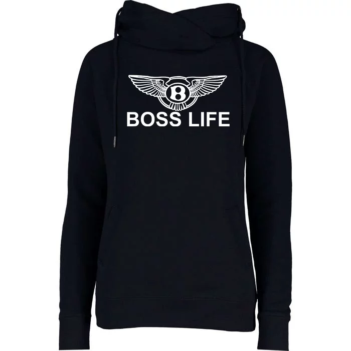 BOSS LIFE Womens Funnel Neck Pullover Hood