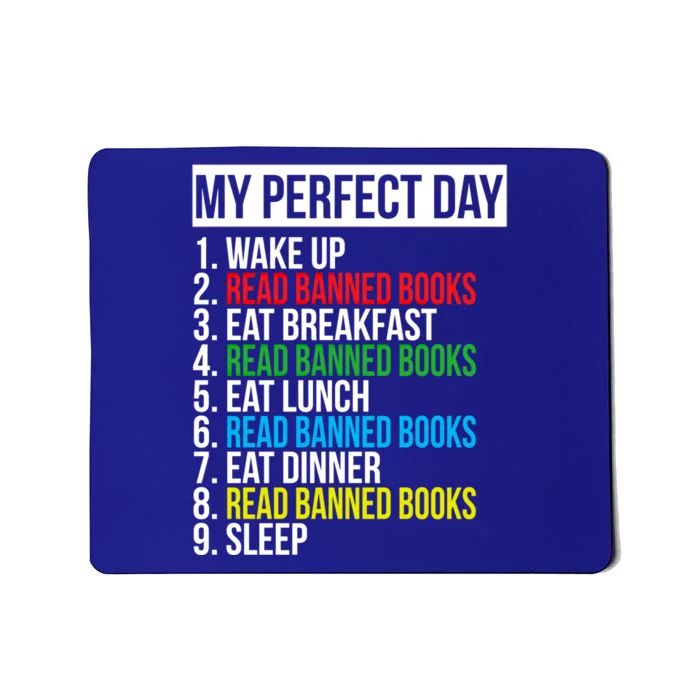 Book Lover Bookworm Quote Perfect Day Read Banned Books Great Gift Mousepad