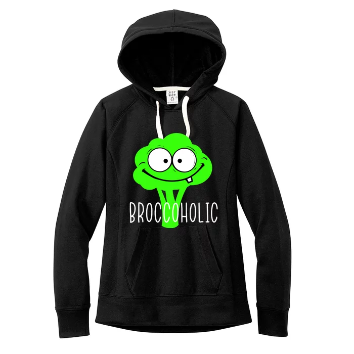 Broccoli Lovers Broccoholic Women's Fleece Hoodie