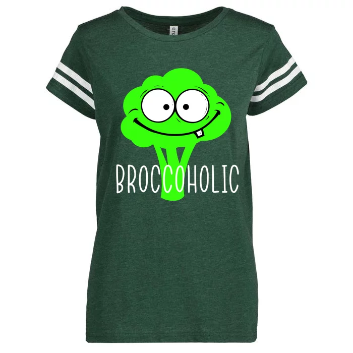 Broccoli Lovers Broccoholic Enza Ladies Jersey Football T-Shirt