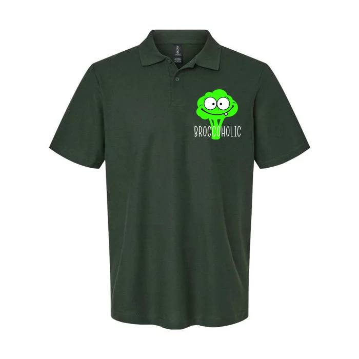 Broccoli Lovers Broccoholic Softstyle Adult Sport Polo