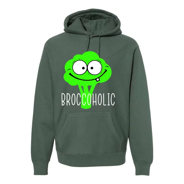 Broccoli Lovers Broccoholic Premium Hoodie