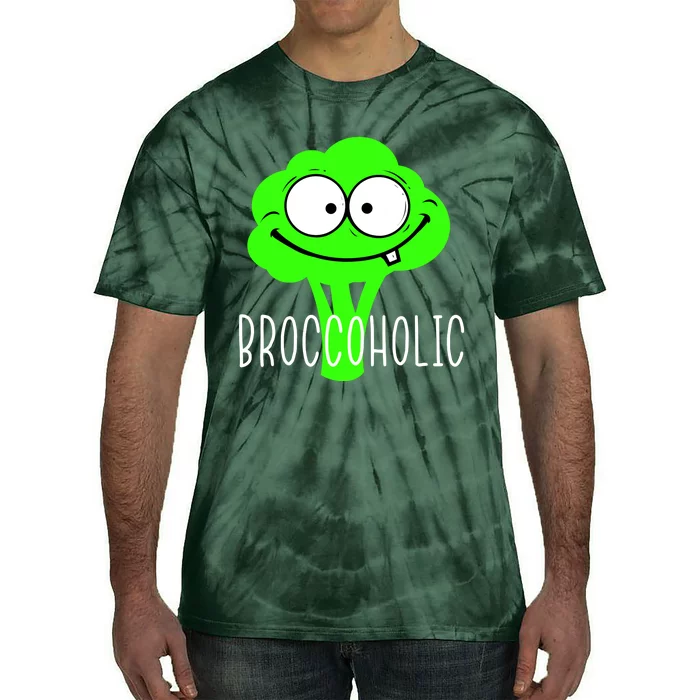 Broccoli Lovers Broccoholic Tie-Dye T-Shirt