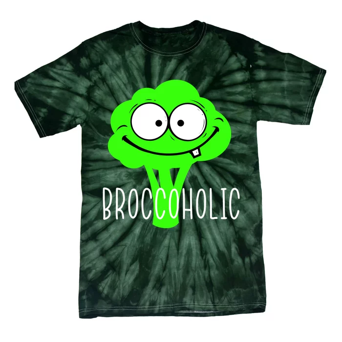 Broccoli Lovers Broccoholic Tie-Dye T-Shirt