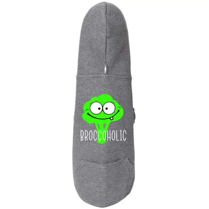 Broccoli Lovers Broccoholic Doggie 3-End Fleece Hoodie