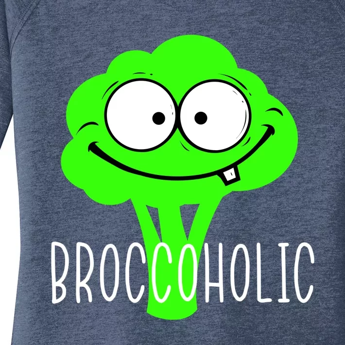 Broccoli Lovers Broccoholic Women's Perfect Tri Tunic Long Sleeve Shirt