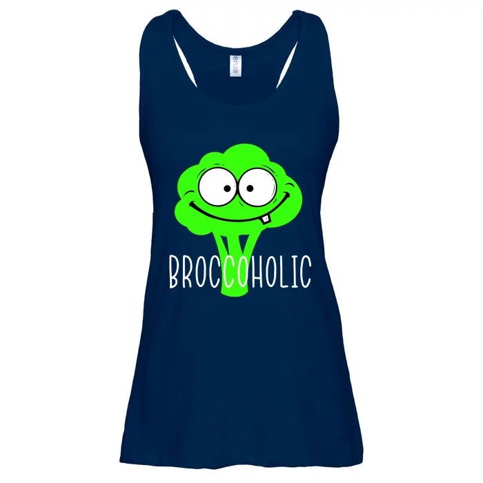 Broccoli Lovers Broccoholic Ladies Essential Flowy Tank