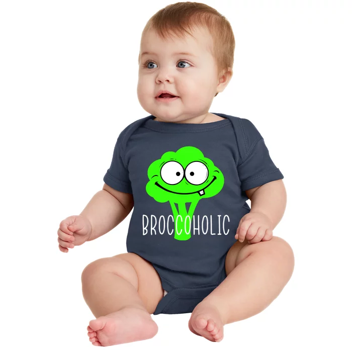 Broccoli Lovers Broccoholic Baby Bodysuit