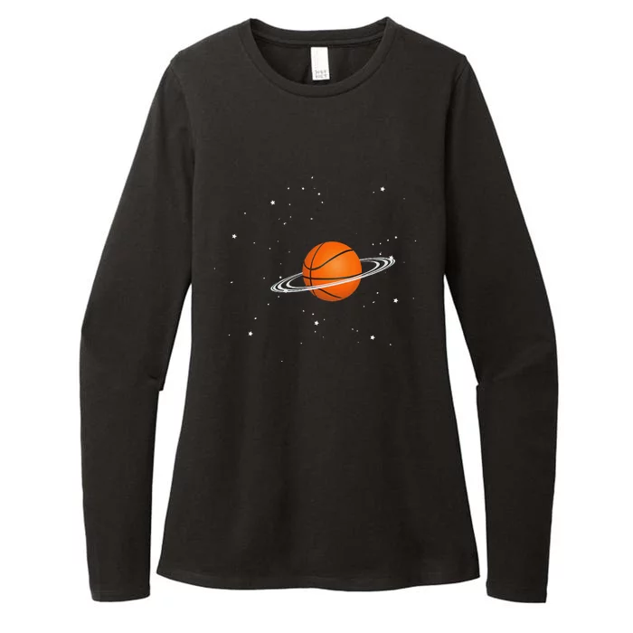 Basketball lovers basketball player space funny Womens CVC Long Sleeve Shirt