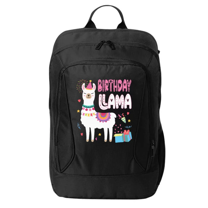 Birthday Llama Birthday Party Llama Birthday Theme City Backpack