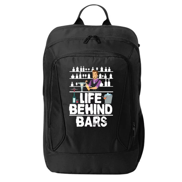 Bartender Life Behind Bars Meaningful Gift City Backpack