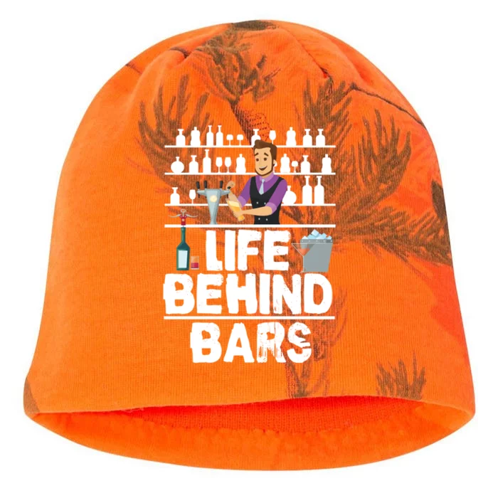 Bartender Life Behind Bars Meaningful Gift Kati - Camo Knit Beanie