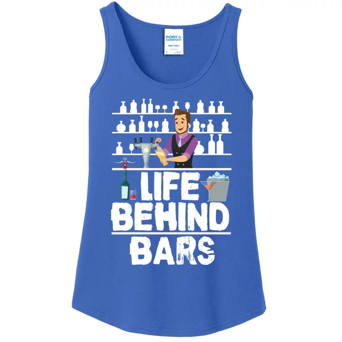 Bartender Life Behind Bars Meaningful Gift Ladies Essential Tank