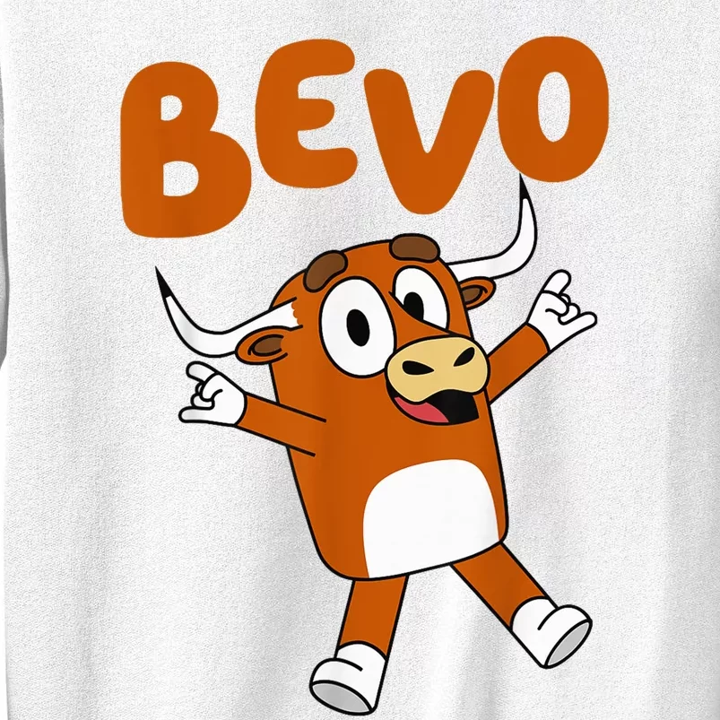 Bevo Longhorn Bull Funny Cartoon Funny Sweatshirt