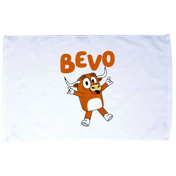 Bevo Longhorn Bull Funny Cartoon Funny Microfiber Hand Towel