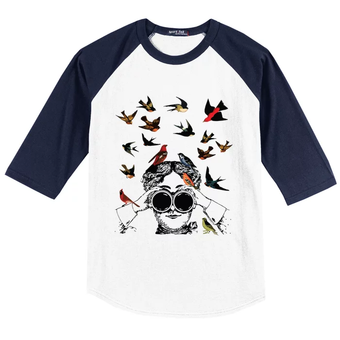 Bird Lover Baseball Sleeve Shirt