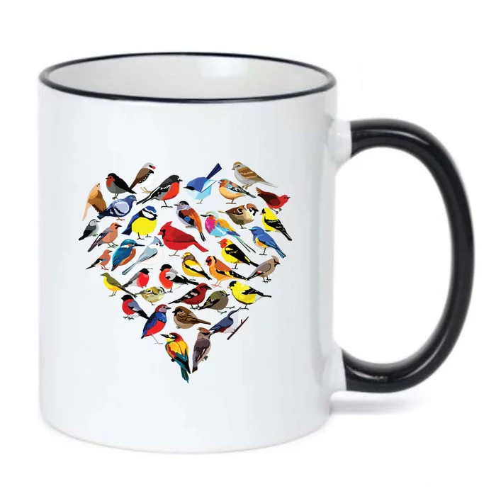 Birds Love Bird Watching Birder Nerd Wildlife Birdwatcher Black Color Changing Mug