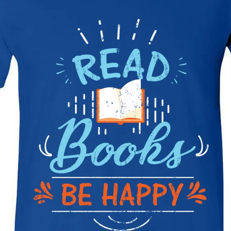 Bookworm Library Book Nerd Gift Reading Meaningful Gift V-Neck T-Shirt