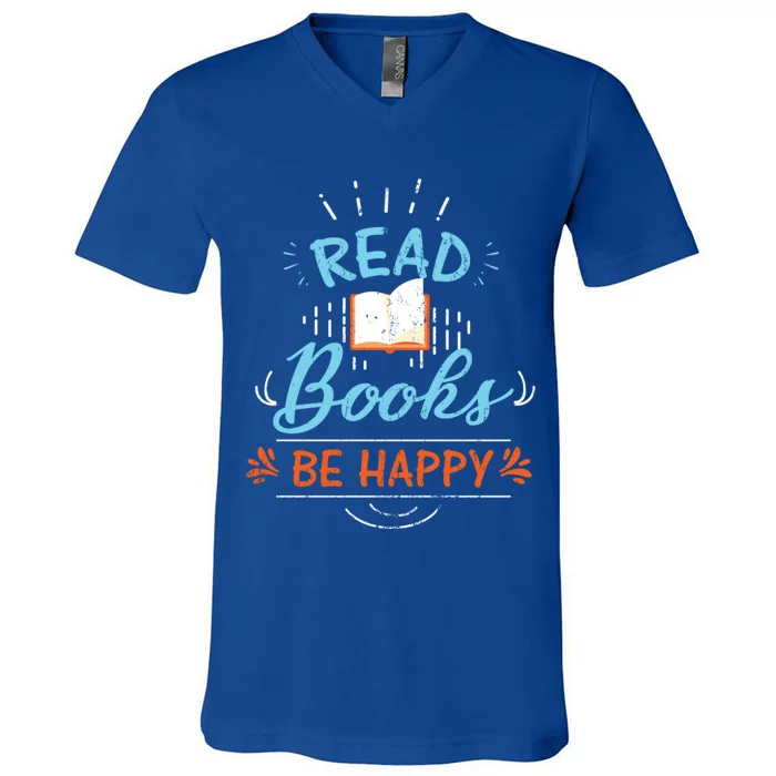 Bookworm Library Book Nerd Gift Reading Meaningful Gift V-Neck T-Shirt