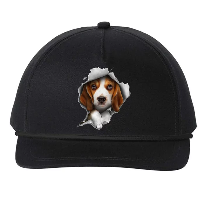 Beagle Lover Beagle Puppy Beagle Owner Beagle Snapback Five-Panel Rope Hat