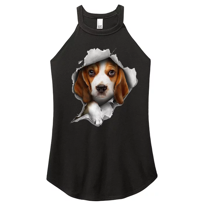 Beagle Lover Beagle Puppy Beagle Owner Beagle Women’s Perfect Tri Rocker Tank