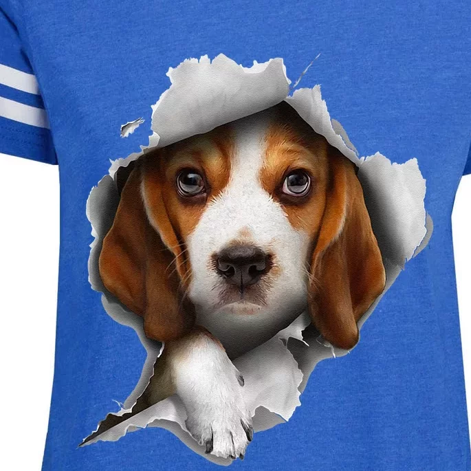 Beagle Lover Beagle Puppy Beagle Owner Beagle Enza Ladies Jersey Football T-Shirt