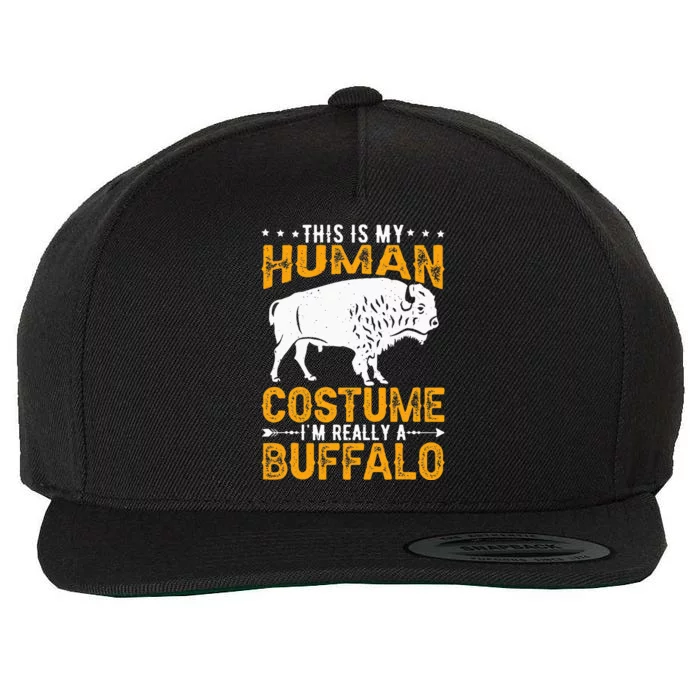 Buffalo Lover Bison Wool Snapback Cap