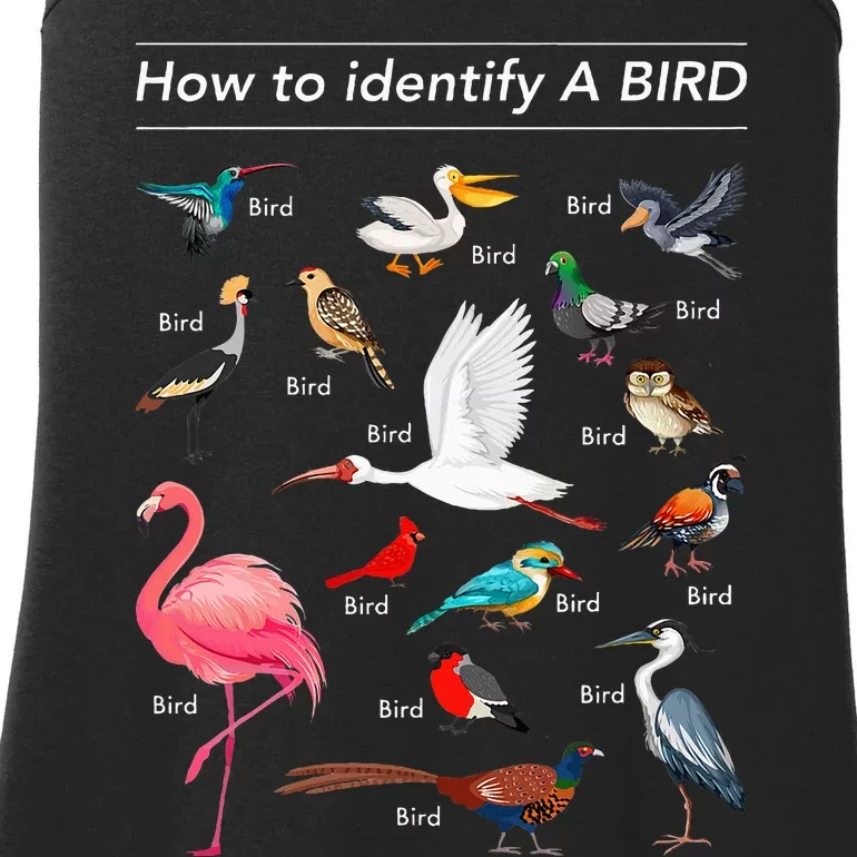 Birdwatcher Lover Birdwatching How To Identify A Bird Ladies Essential Tank