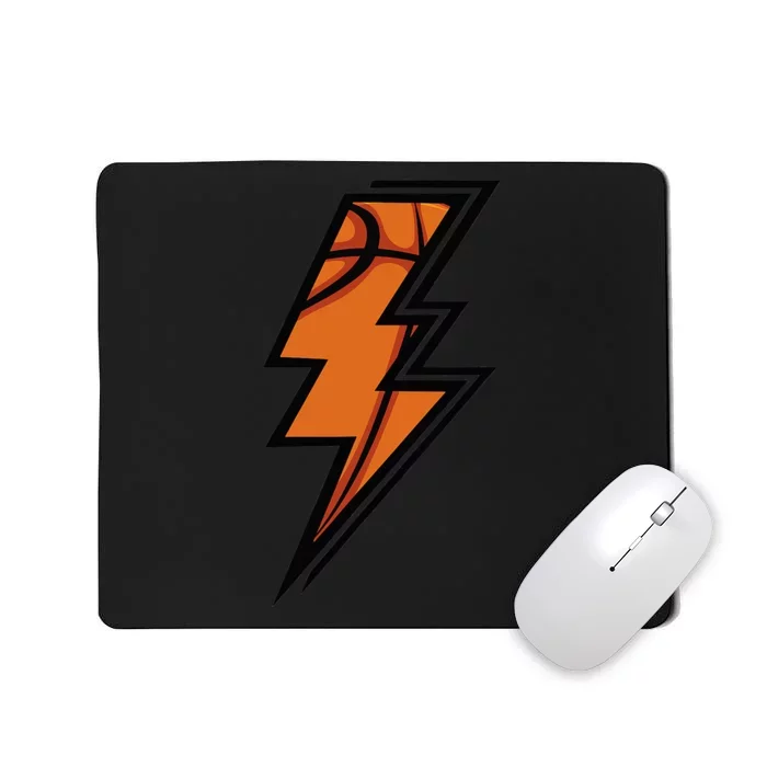 Basketball Lightning Basketball Mom Dad Game Day Mousepad