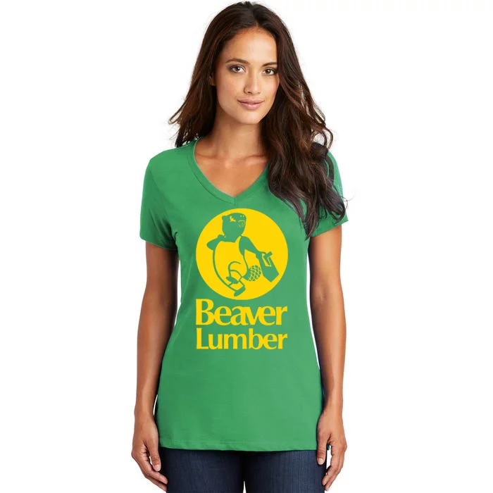 Beaver Lumber Women's V-Neck T-Shirt