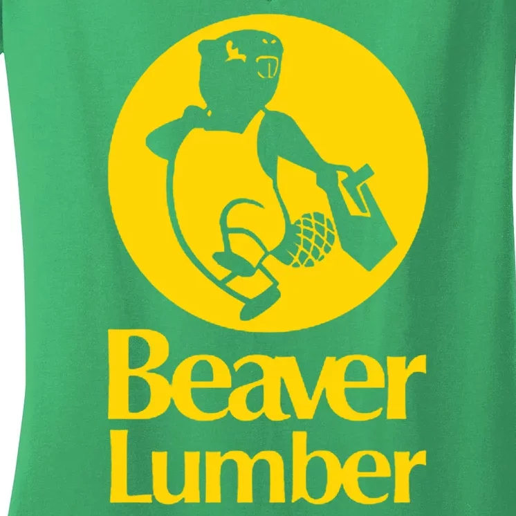 Beaver Lumber Women's V-Neck T-Shirt