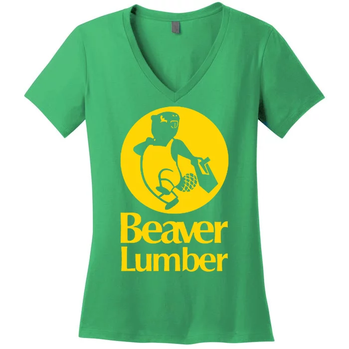 Beaver Lumber Women's V-Neck T-Shirt