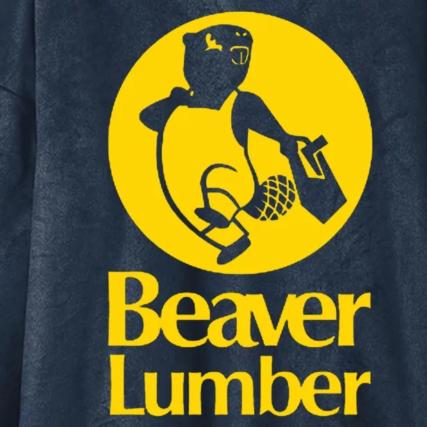 Beaver Lumber Hooded Wearable Blanket