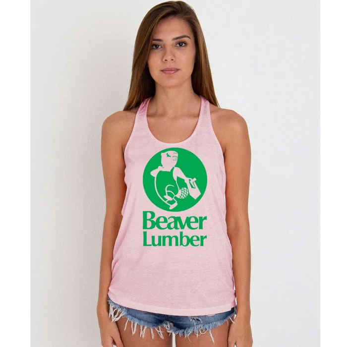 Beaver Lumber Women's Knotted Racerback Tank