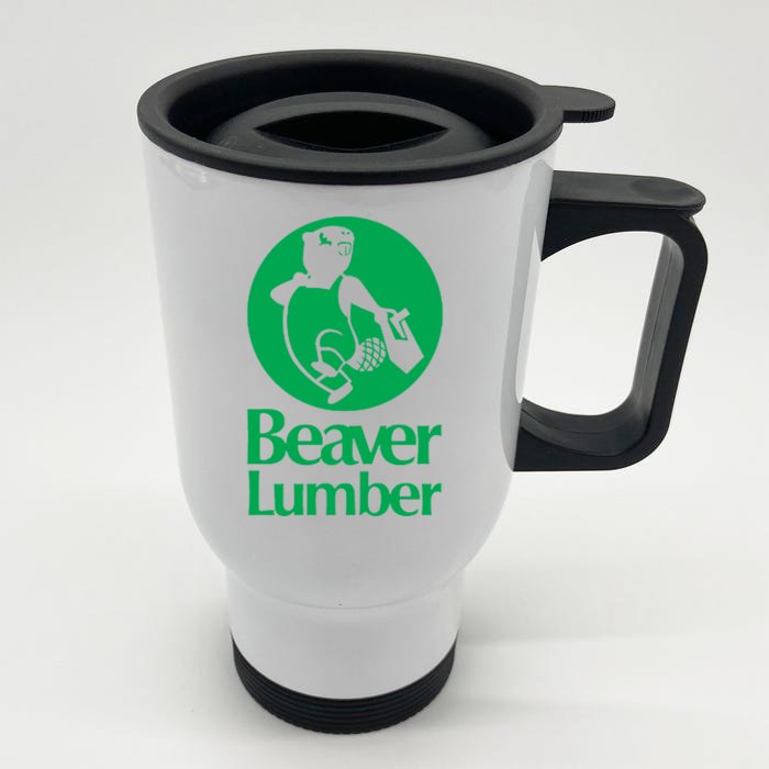 Beaver Lumber Front & Back Stainless Steel Travel Mug