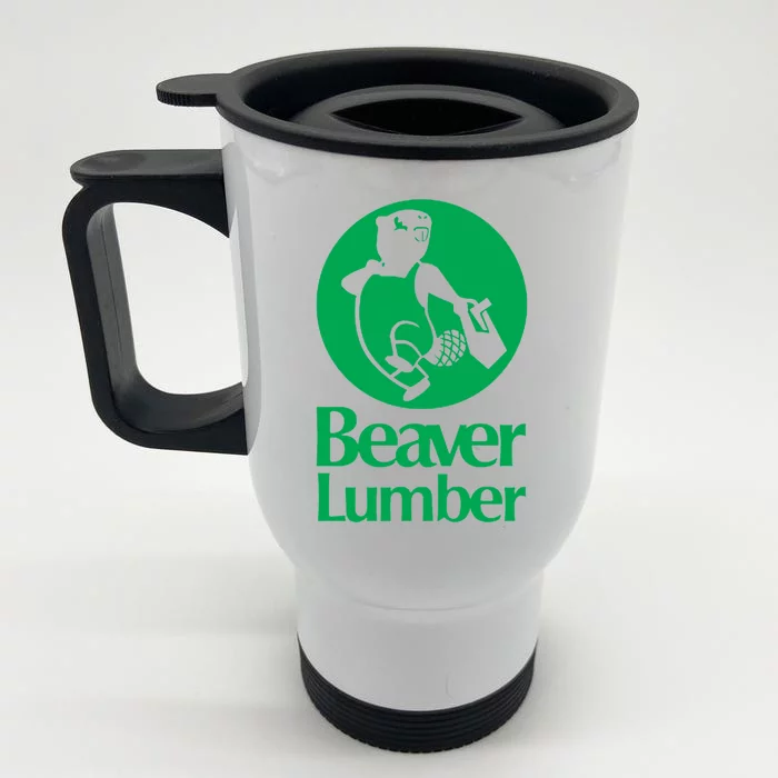 Beaver Lumber Front & Back Stainless Steel Travel Mug